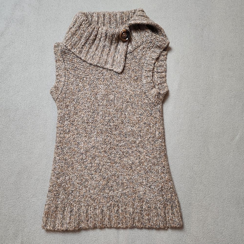 Suzy Shier Brown Cowl Neck Sweater Wool Blend Size Small
